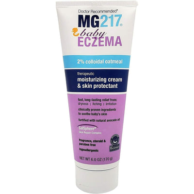 Crème hydratante pour bébé Mg 217 contre l'eczéma, 6 oz