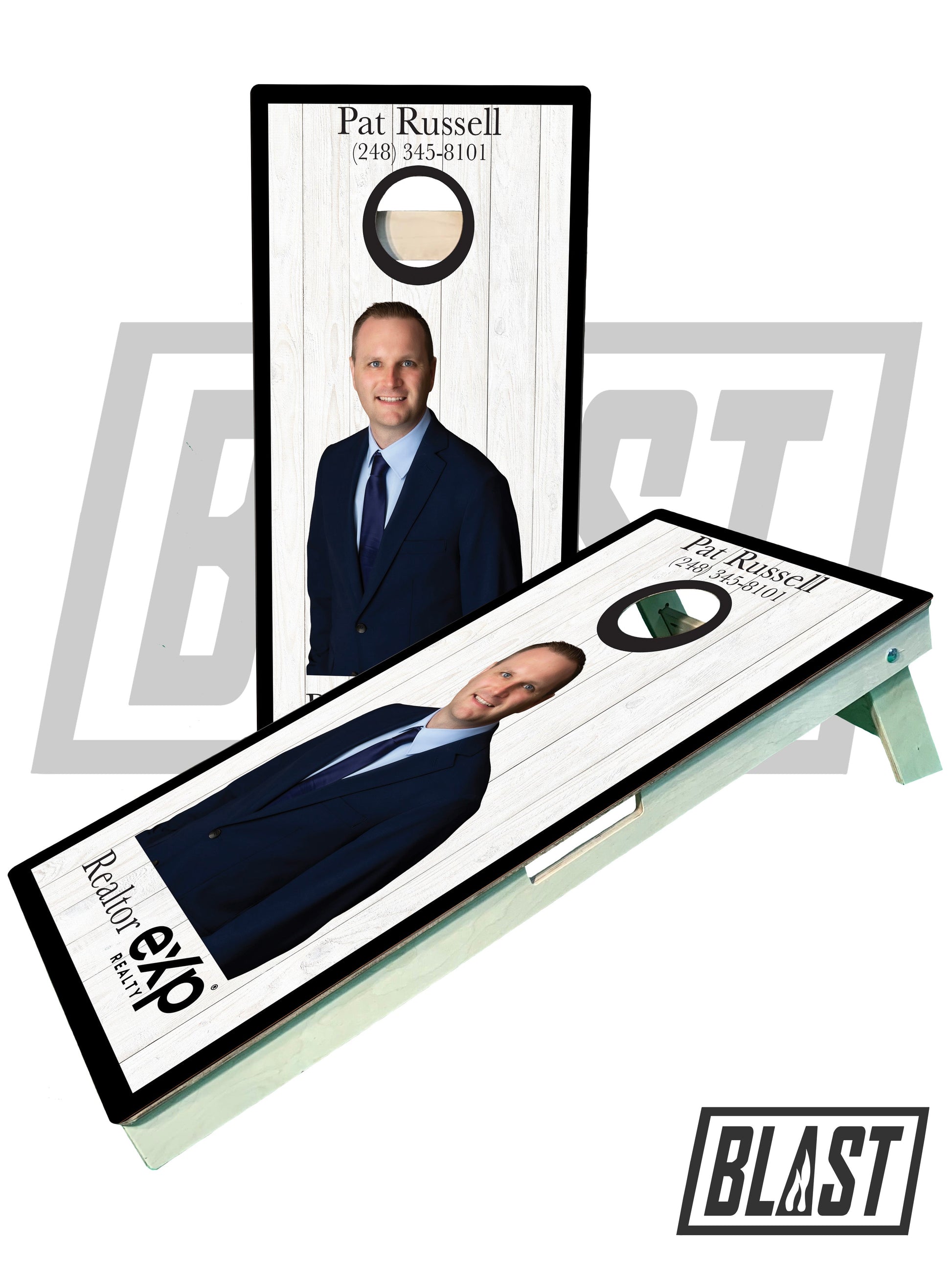 Personalized Cornhole Boards with Custom Logo or Design - Korvel