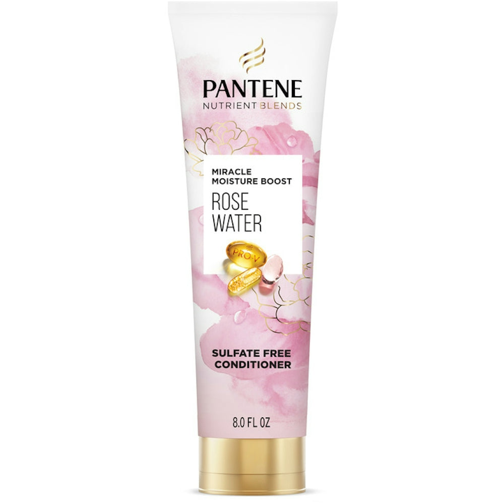 Acondicionador Pantene Sin Sulfatos Agua de Rosa 8 oz