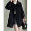Womens Stylish Casual Doll-Neck Wool Coat