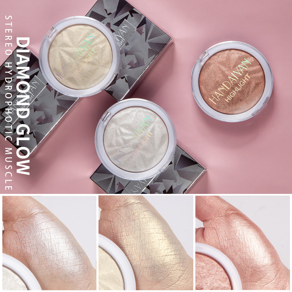 Makeup Monochromatic Diamond Polarized Highlight Powder Long-lasting Brightening, Fixing and Repairing Highlight Powder - Korvel