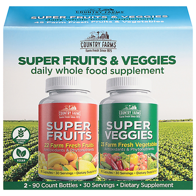 Country Farms Super Fruit & Veggies - 30 Capsules