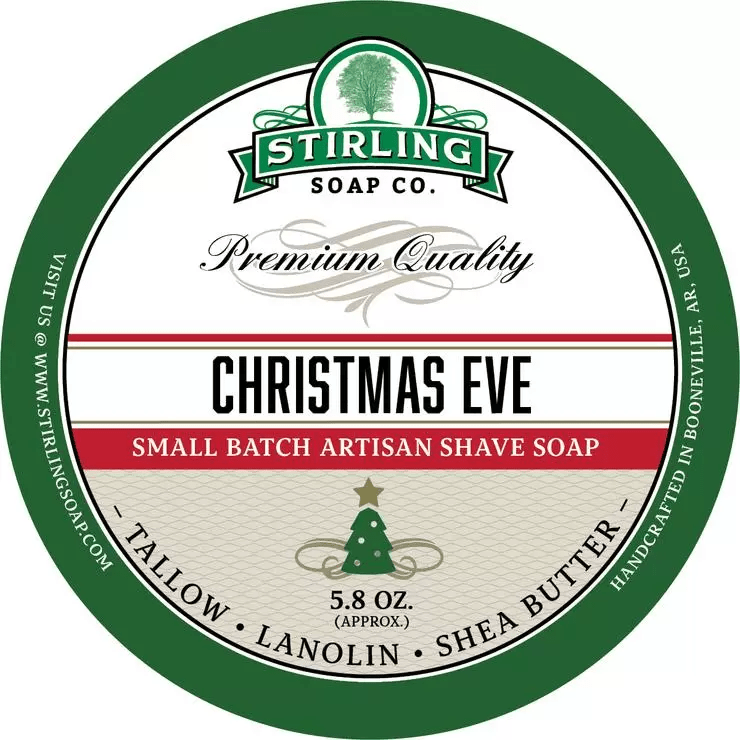 Collection de rasage de la veille de Noël de Stirling Soap Co.