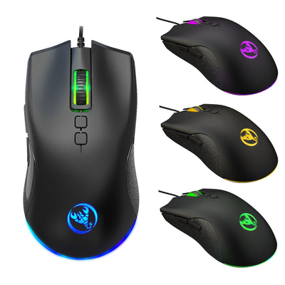 Souris de jeu filaire lumineuse colorée Esports