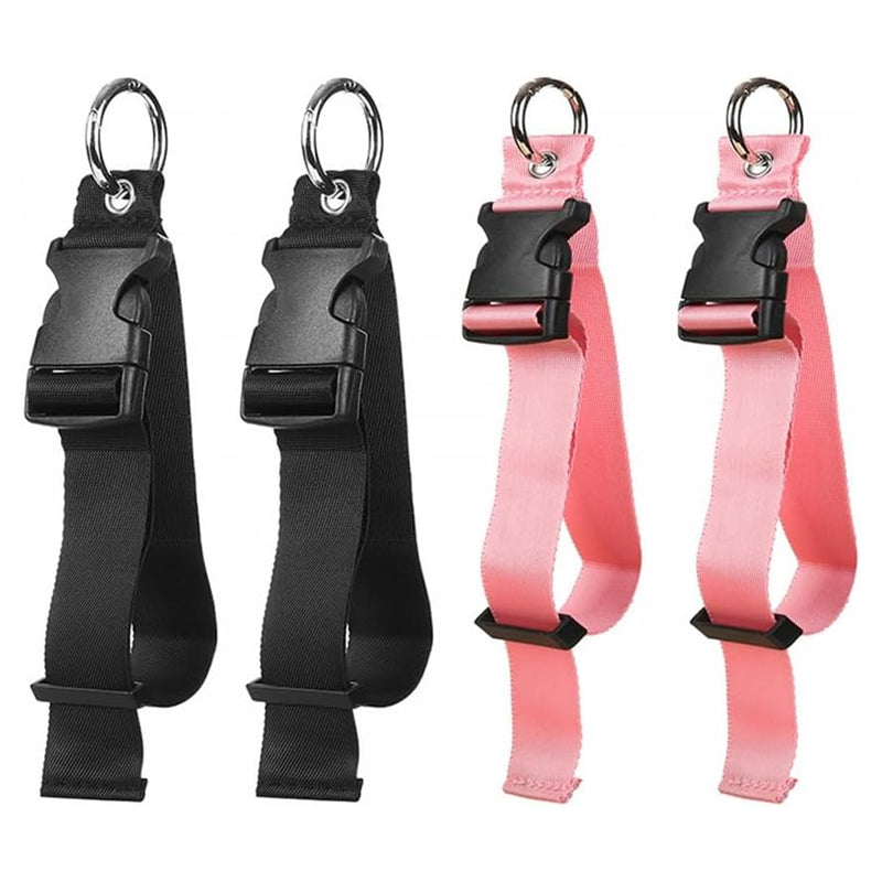 Portable Black Nylon Anti-Theft Luggage Strap