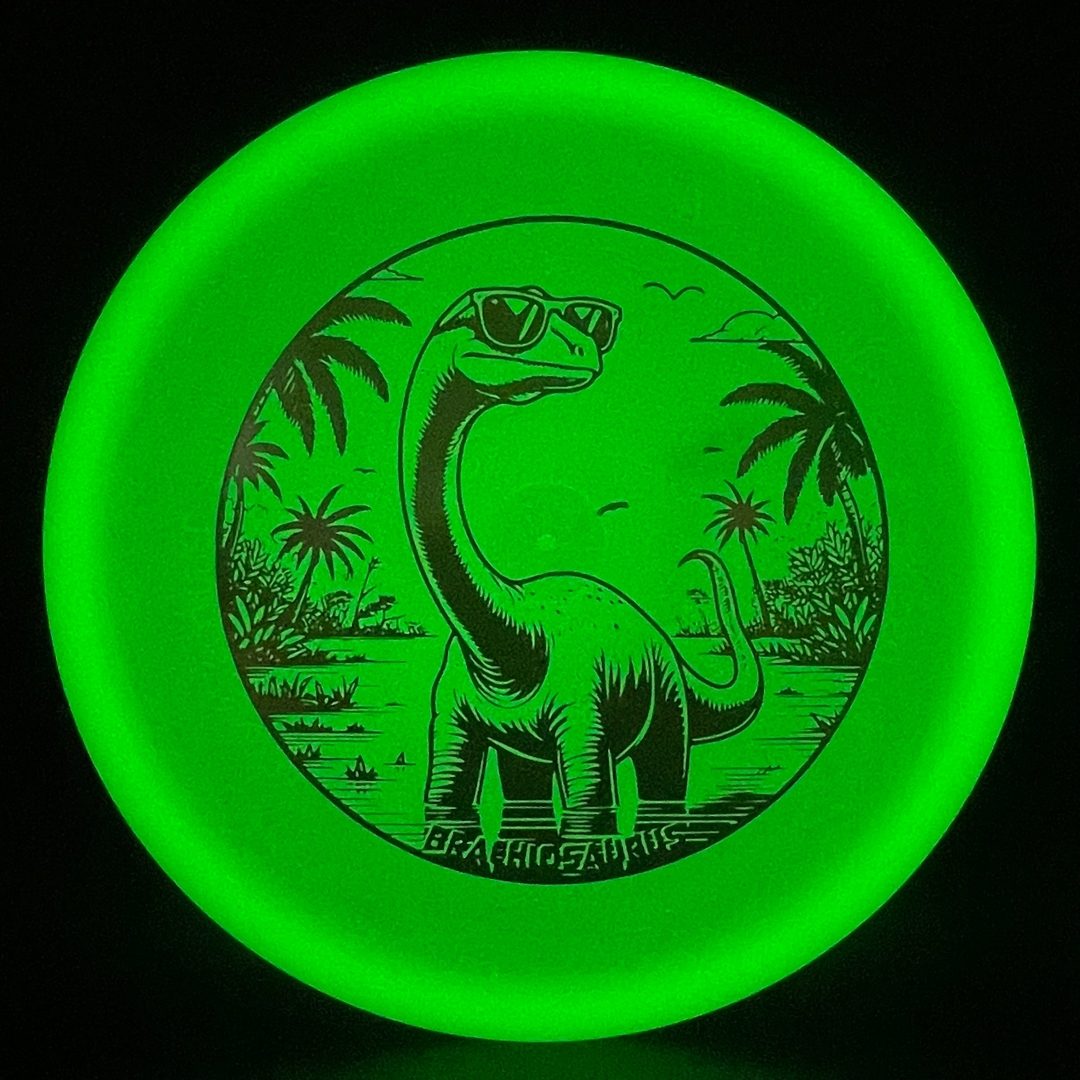 Glow Egg Shell Brachiosaurus - Édition Spéciale Disque de Disc Golf