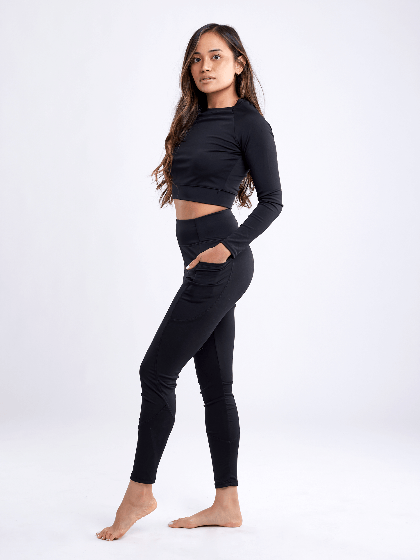 Leggings Clásicos de Gimnasio de Cintura Alta JupiterGear con Bolsillos