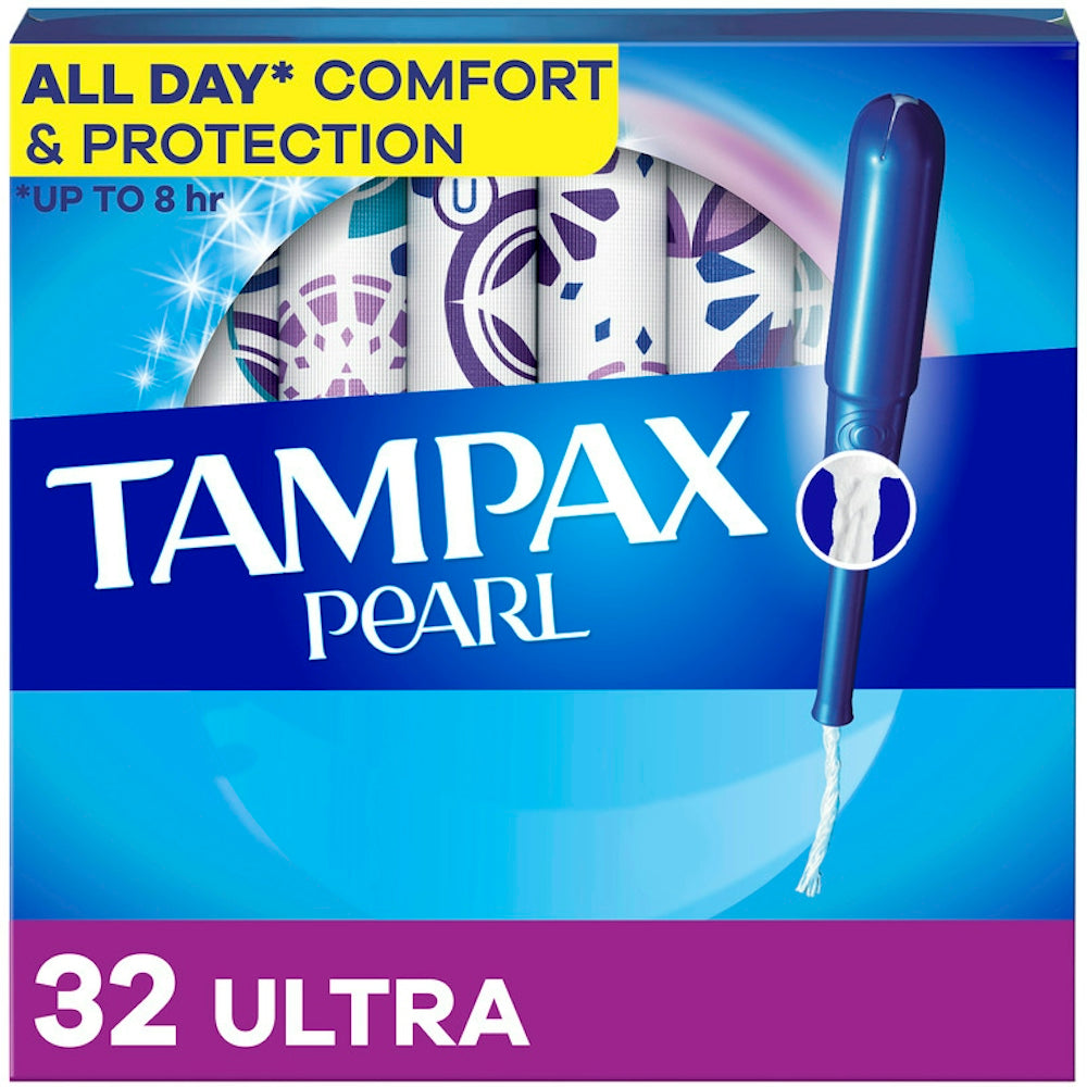 Tampons Tampax Pearl - Ultra Absorbance avec Braid LeakGuard - 36 unités