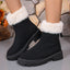 Bottes d'hiver premium à talon carré pour femmes