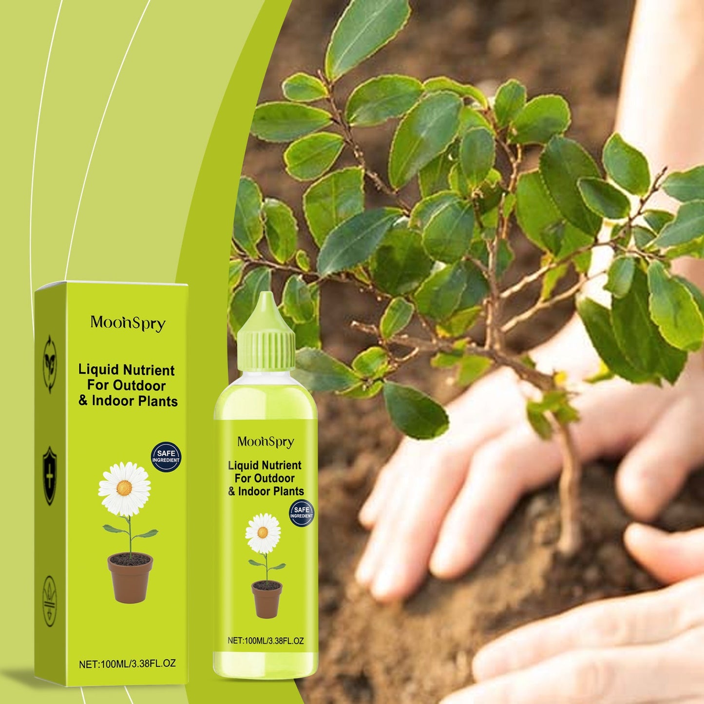 Moonspry Premium Indoor & Outdoor Plant Nutrient Solution
