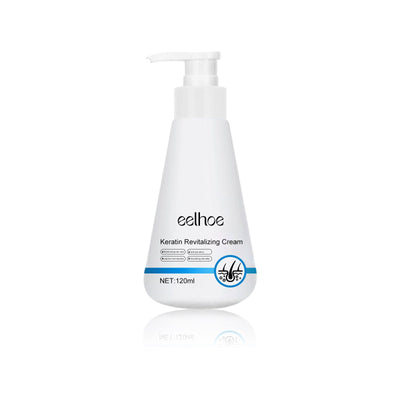 Keratin Revitalizing Cream, Long Lasting Fragrance Soft Light Smoothing Frizz Repair Split End Conditioner - Korvel