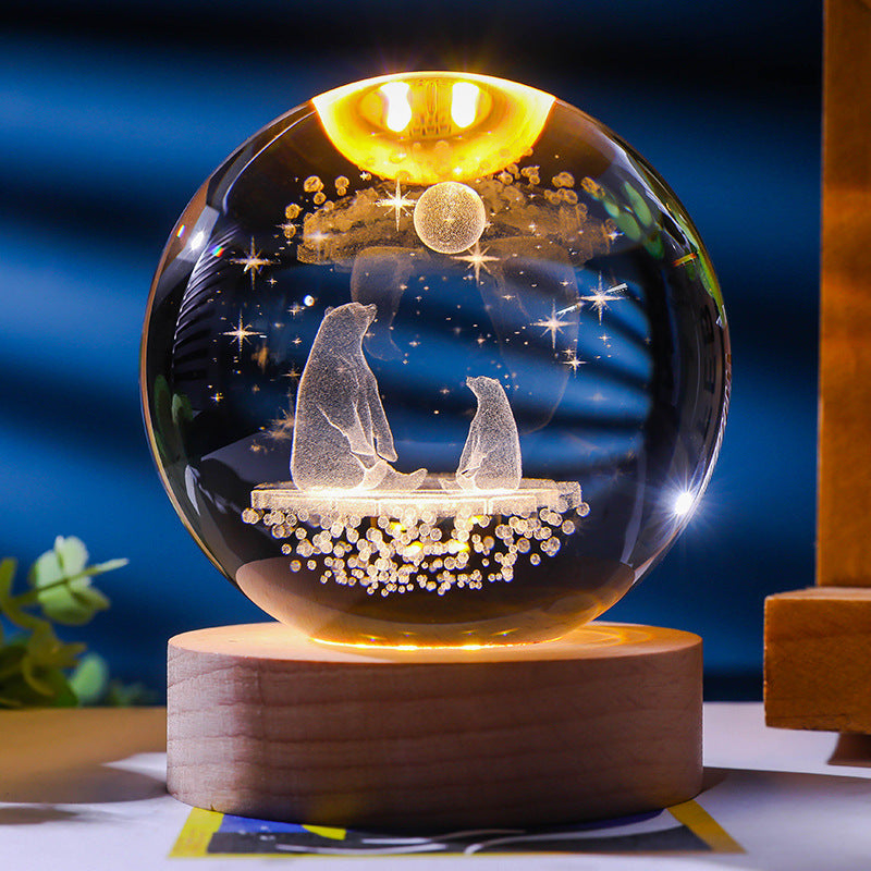 Starry Sky 3D Micro Landscape Crystal Ball Ornament