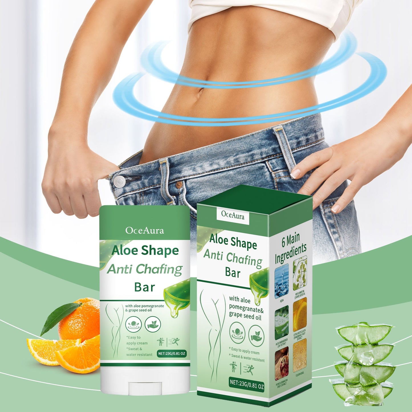 Aloe Vera Slimming Anti-Wrinkle Bar Moisturizing And Nourishing Massage Body Shaping Anti-Wrinkle Moisturizing Lifting Bar - Korvel