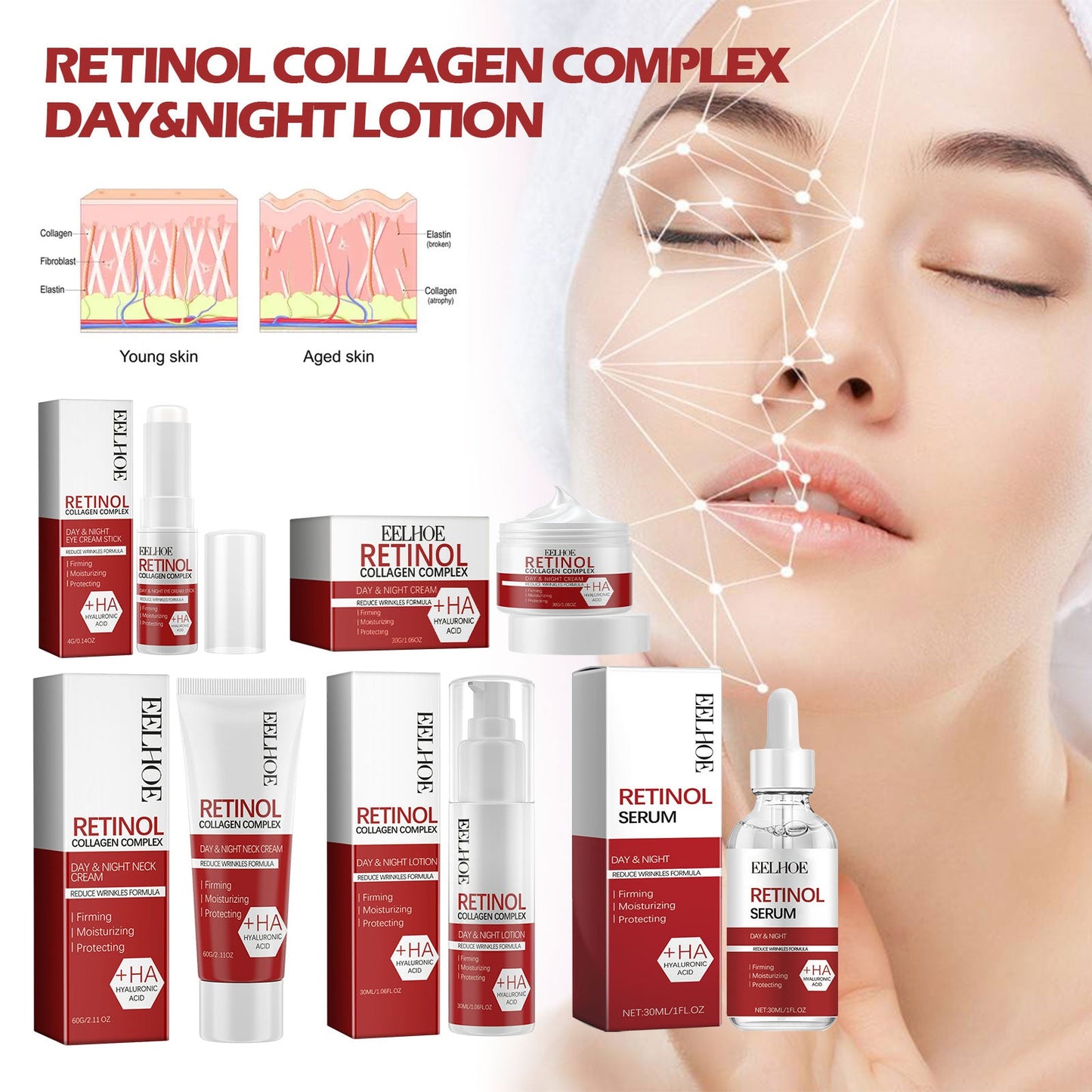 Suero Facial de Retinol Premium para una Piel Joven