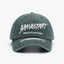 Fashionable Outdoor Versatile Curved Brim Letter Embroidery Men's Flat Tongue Hat Show Face Small Washed Women's Simple Baseball Hat Fashion - Korvel