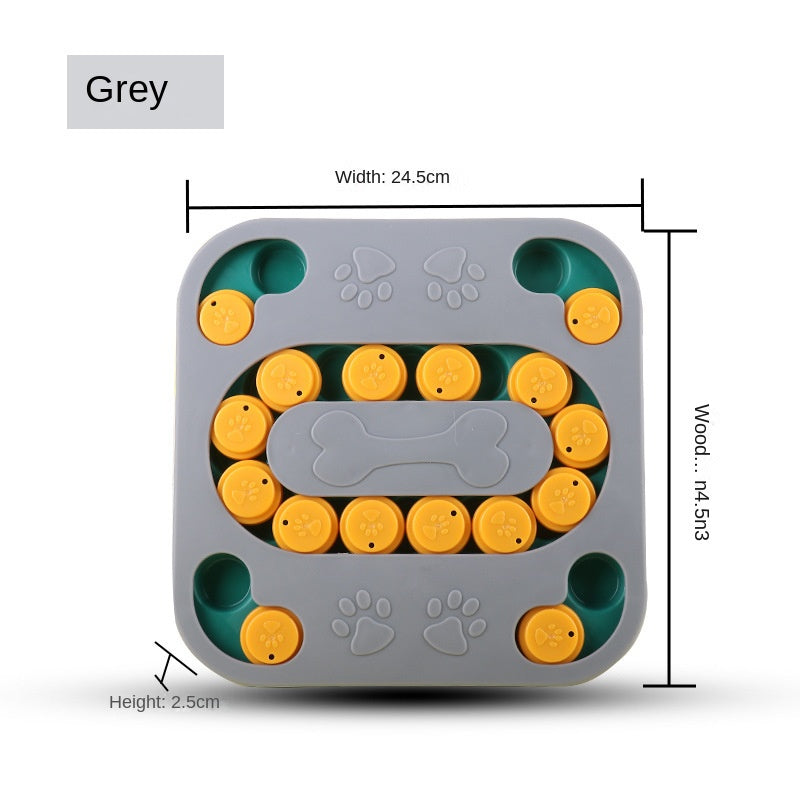 Interactive Slow Feeder Dog Bowl - Puzzle Toy for Pets - Korvel