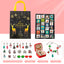 DIY creative children's bracelet jewelry 24-grid calendar Christmas holiday surprise blind box silver set - Korvel