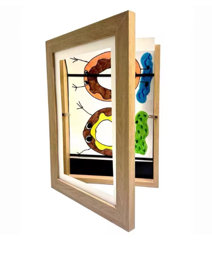Children Art Frames Magnetic Front Open Changeable Kids Frametory for Photo Drawing Paintings Pictures Display - Korvel