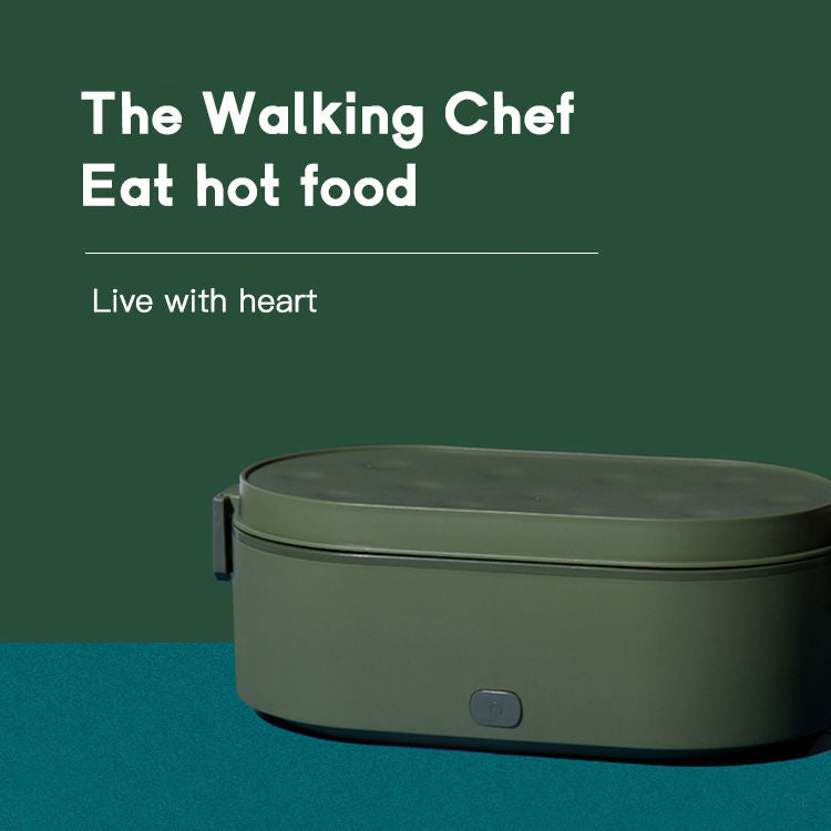 Power Bank USB Self Heat Lunch Box Electric Food Warmer Heated Lunch Box Electric USB For Office Outdoor - Korvel
