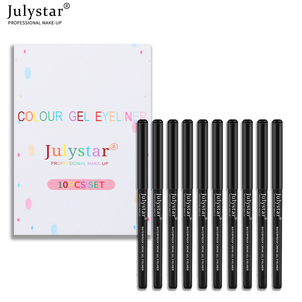 New Set Of Eyeliner Pencil Waterproof And Oil-Proof Non-Smudge Eyeliner Gel Pencil - Korvel