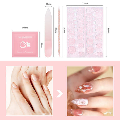Wearable Nail Manicure Kit with Glass Nail File