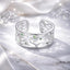 S925 Sterling Silver Pavé Setting CZ Engagement Ring
