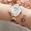 Montre analogique en quartz élégante pour femmes - Décontractée et étanche