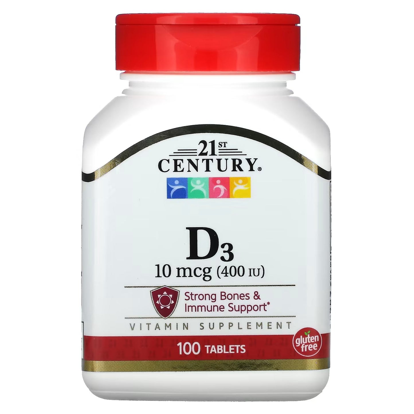 Vitamin D3 10 mcg Tablets - 100 Count, Unit Dose