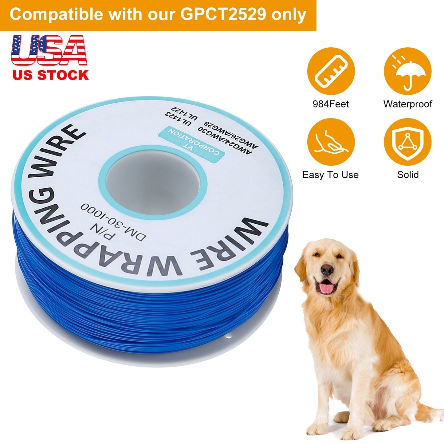 GBruno 984 Feet Dog Fence Wire for Safe Containment