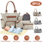 Ensemble de Sac à Langer Multifonctionnel de 8 Pièces