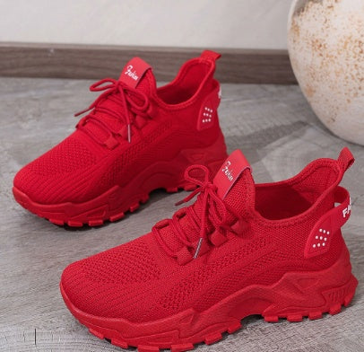Flyknit Mesh Women's Breathable Casual Sneakers