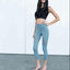Leggings de Fitness Capri con Diseño de Malla Ventilada Activa
