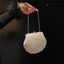 Sac à bandoulière élégant en forme de coquillage pour femmes