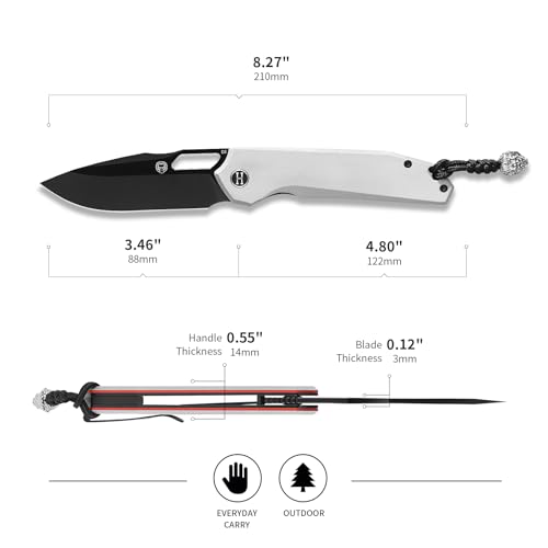 Sentinel Adventure Folding Knife Gift Set - Black Blade with G10 Handle - Korvel