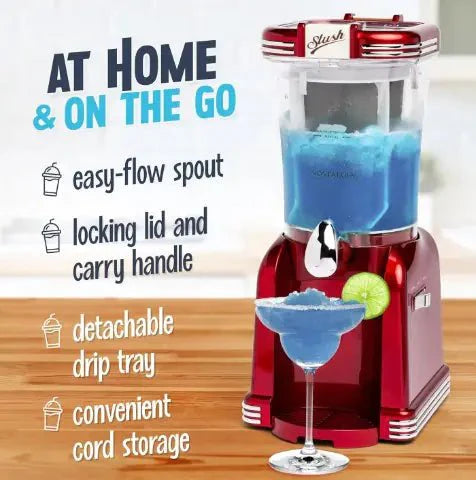 Machine à Margarita et Slushy de 32 onces - Rouge Rétro