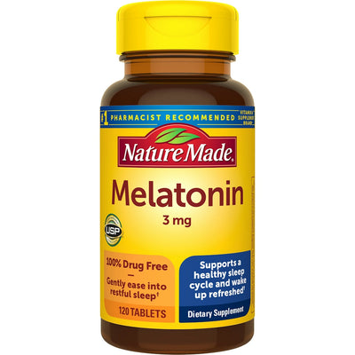 Nature Made Melatonin 3 Mg Tablets - Premium Sleep Support