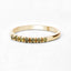 0.22 Carat Genuine Dark Yellow Diamond 14K Yellow Gold Engagement Ring