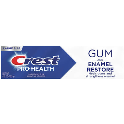 Pasta de dientes con flúor Crest para el cuidado de encías y esmalte - Tamaño grande
