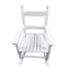 Silla mecedora blanca para niños - Uso interior y exterior