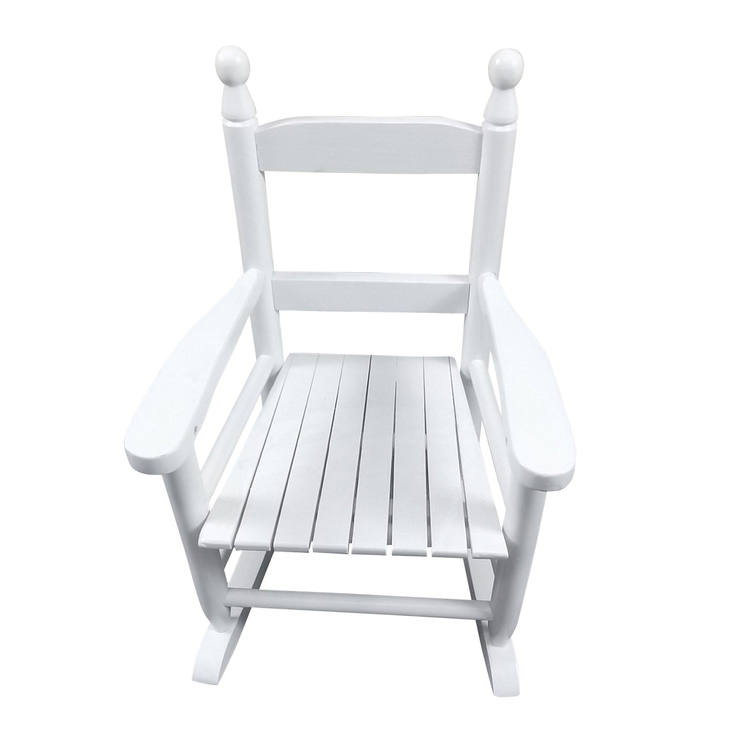 Silla mecedora blanca para niños - Uso interior y exterior