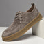 Zapatos Planos Casual Elegantes para Hombre - Cuero Mate con Cordones
