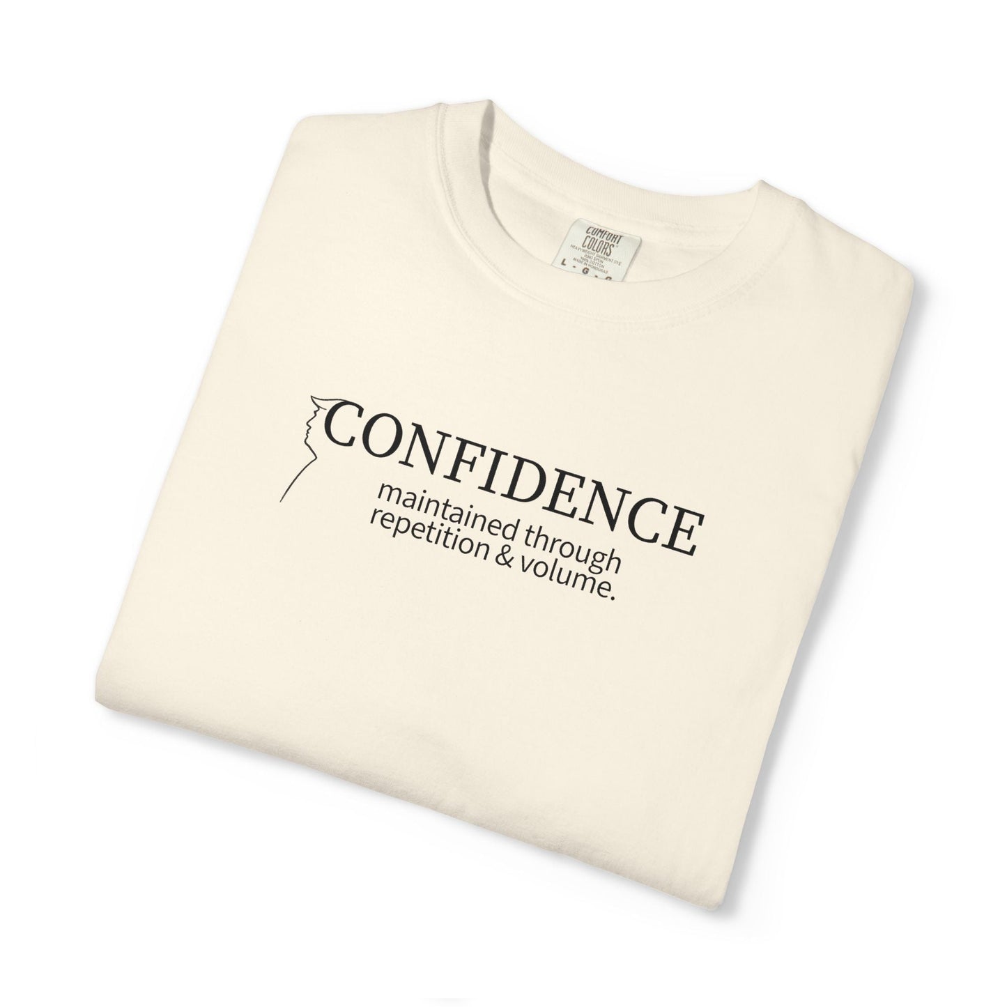 Camiseta Confidence Maintained – Edición Tipografía Minimalista
