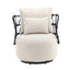 Silla de sala de estar tapizada y con botones COOLMORE