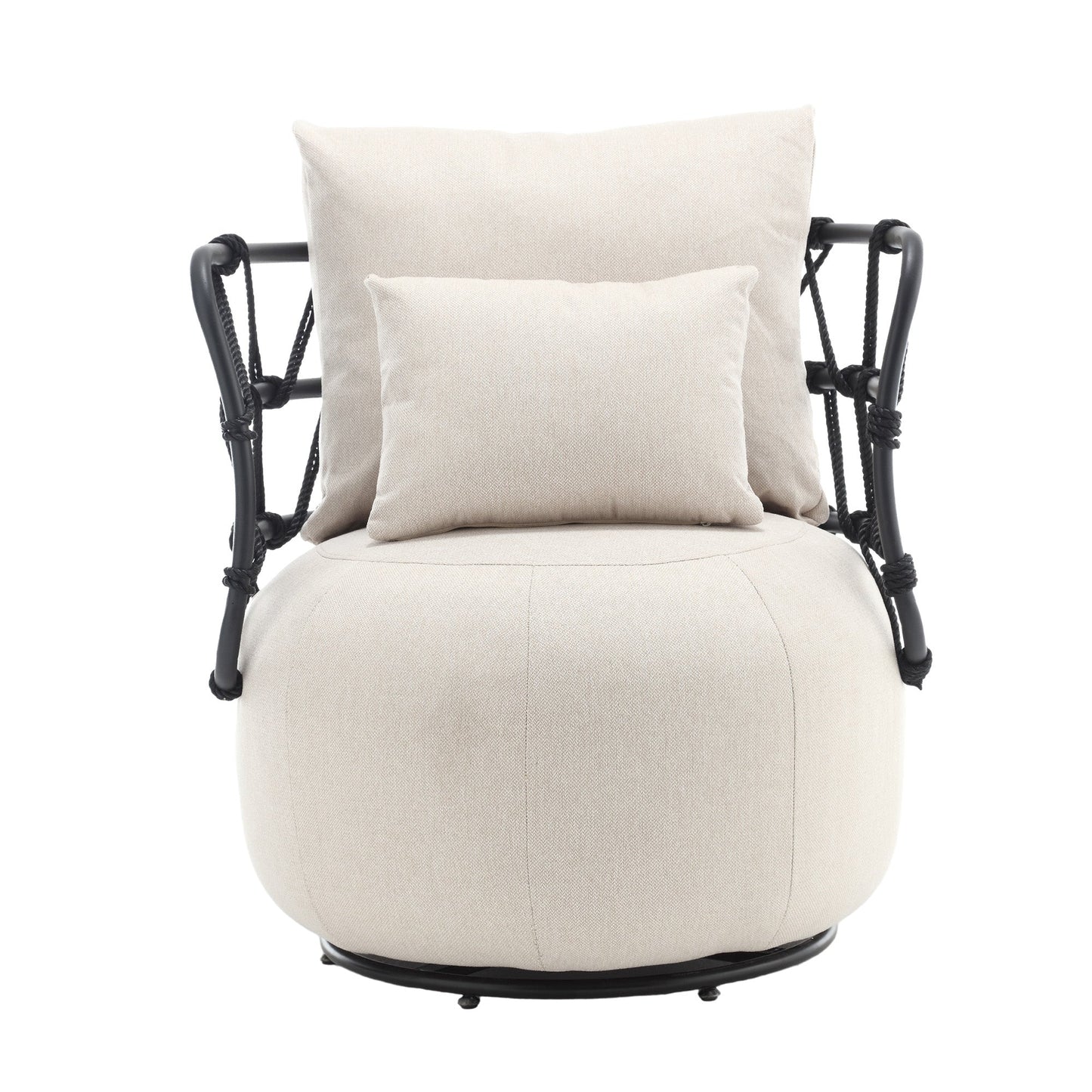 Silla de sala de estar tapizada y con botones COOLMORE