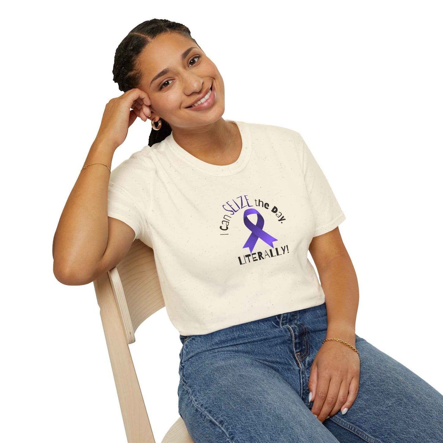 Epilepsy Awareness Pin Button - Seize the Day