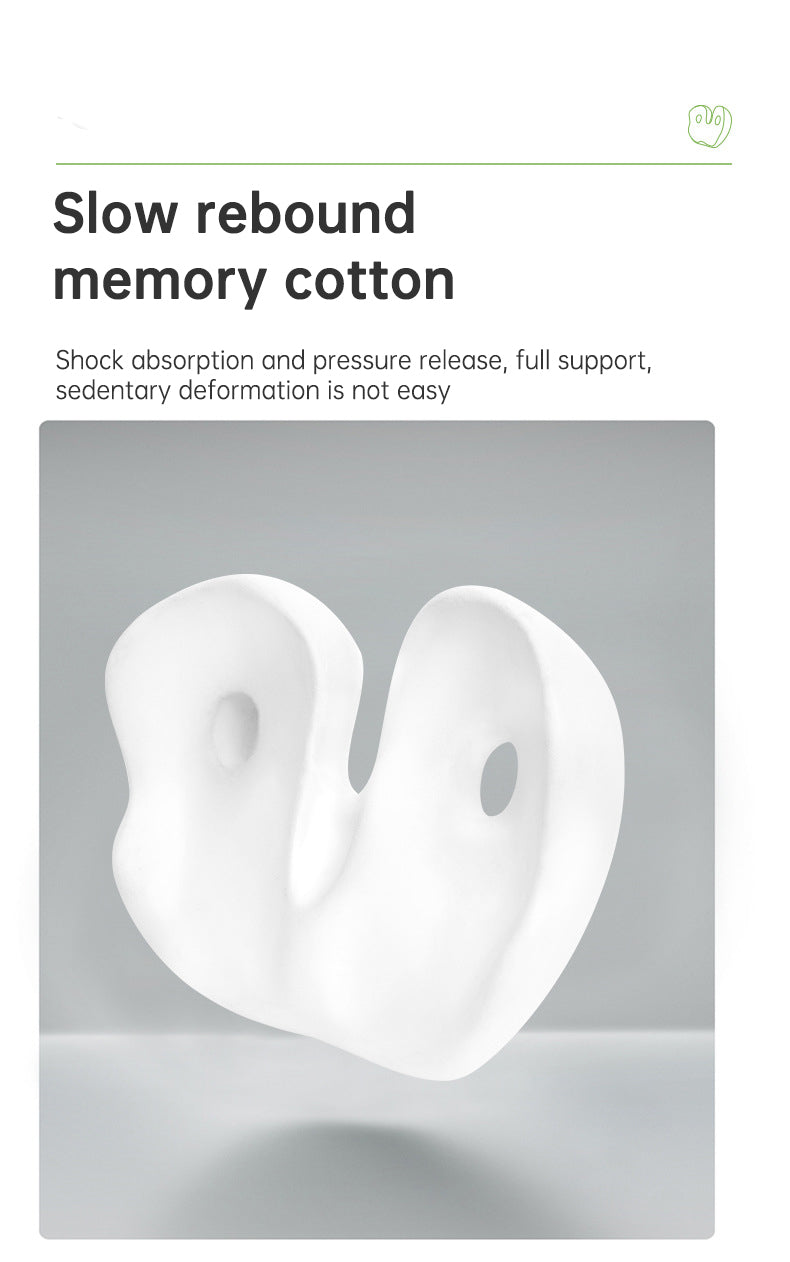 High Quality Office Chair Memory Foam Cushion Comfortable Blood Circulation Orthopedic Soothing Coccyx Seat Cushion - Korvel