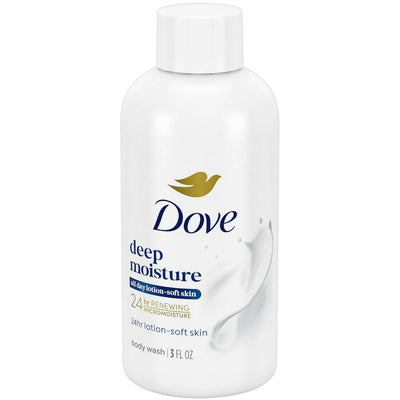 Dove Deep Moisture Body Wash - Trial Size 3 Fl Oz