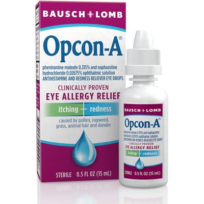 Opcon-A Allergy Relief Sterile Eye Drops – Multi-Action Formula
