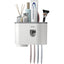 Automatic Toothpaste Squeezer & Toothbrush Holder Set