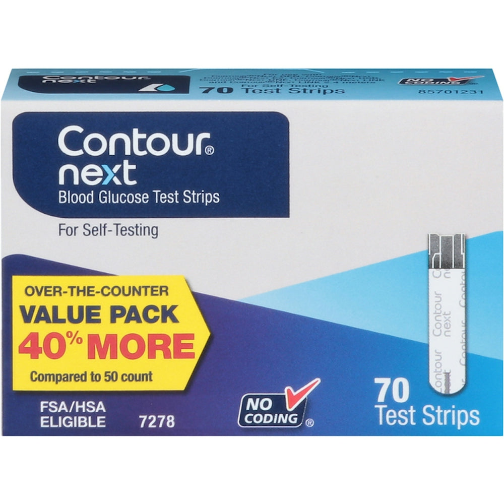 Contour Next Blood Glucose Test Strips - Value Pack